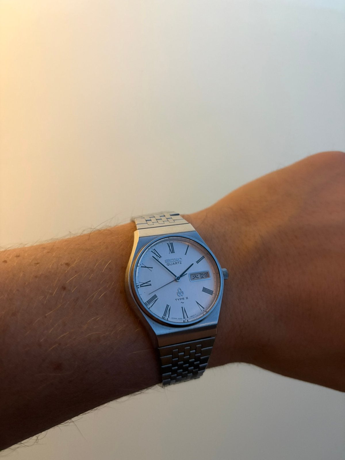 Seiko Quartz - Type 2 - 4316-8000 - Vintage, Ophalen of Verzenden, Staal, Seiko, 1960 of later