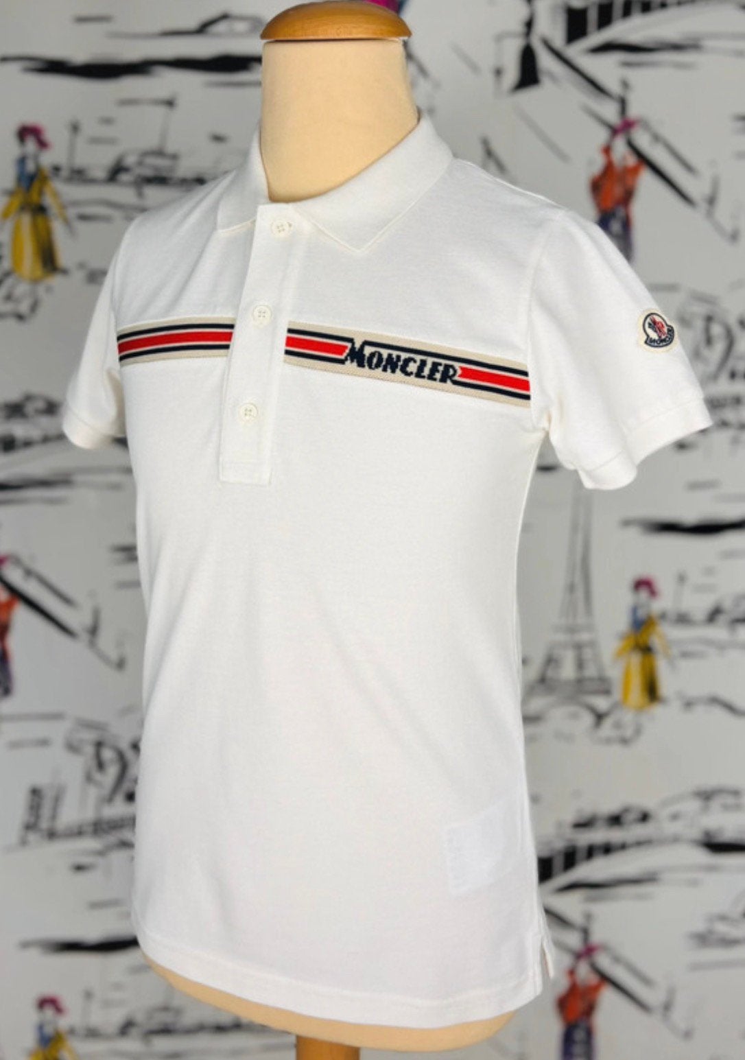 Moncler jongenskleding truien polo maat 10, Moncler EU, Trui of Vest, Ophalen of Verzenden, Zo goed als nieuw