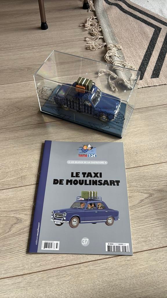 Kuifje modelauto 1:24 #37 taxi molensloot, Ophalen of Verzenden, Zo goed als nieuw, Overige merken