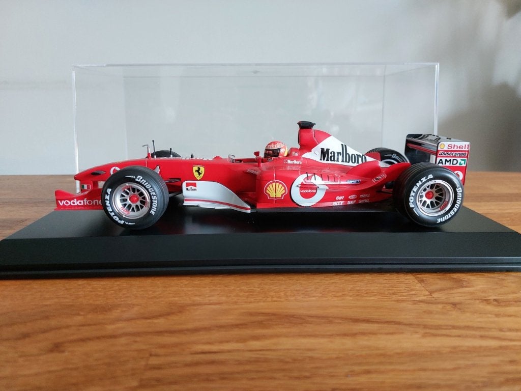 2003 Ferrari F2003-GA Marlboro #1 Schumacher Hot Wheels 1:18, Hobby en Vrije tijd, Modelauto's | 1:18, Ophalen of Verzenden, Gebruikt