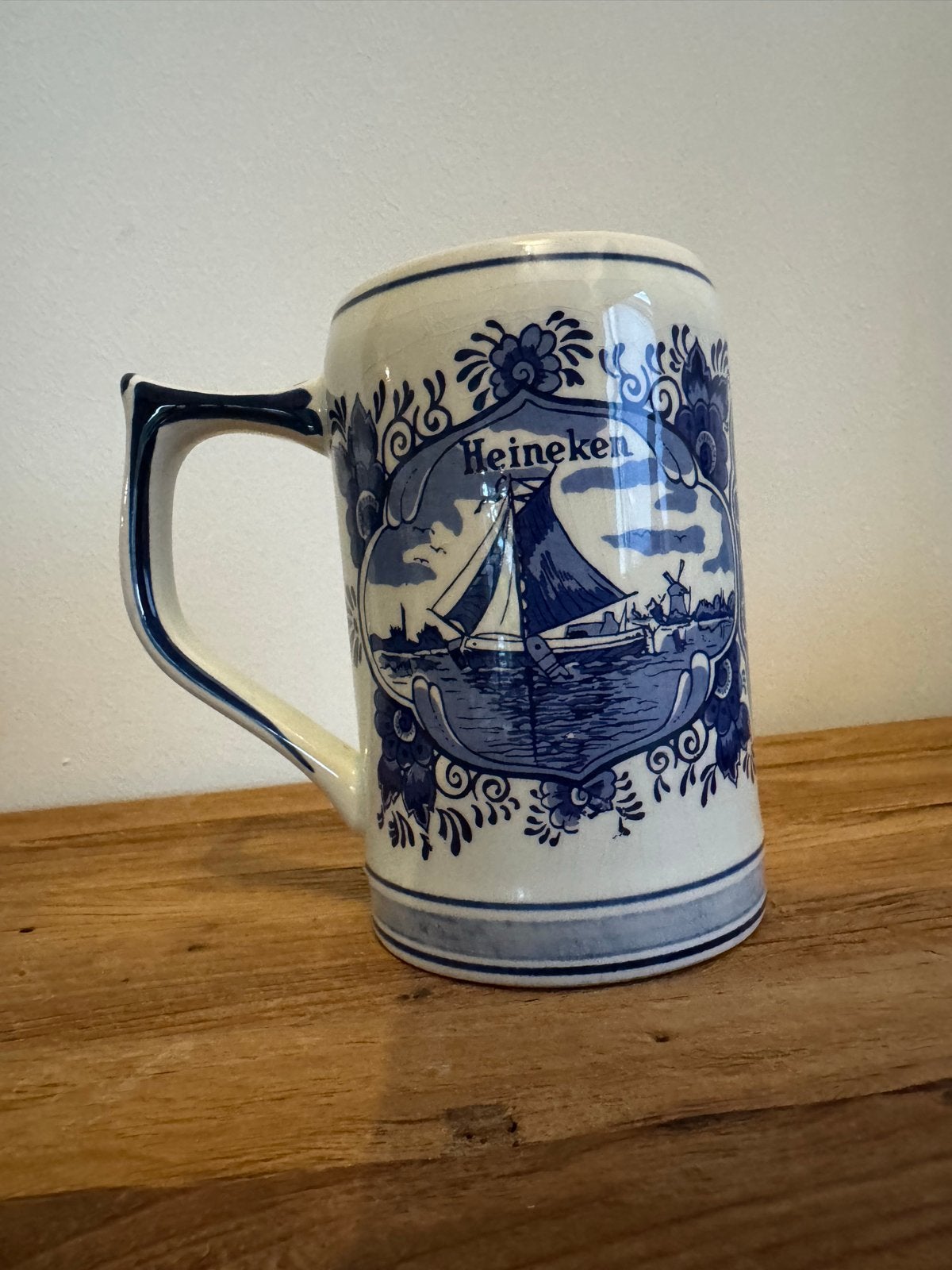 Heineken Delfts Blauw Bierpul - Hollandse Scènes, Ophalen of Verzenden