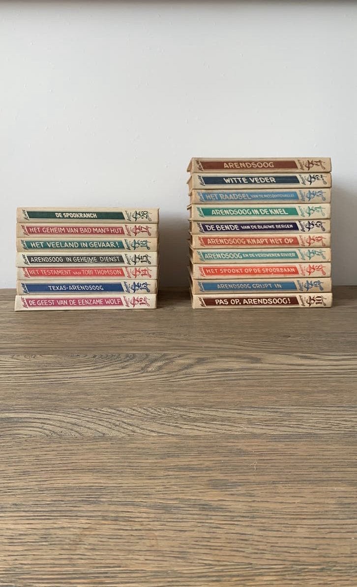 Boeken uit de Arendsoog serie geschreven door J. Nowee, Boeken, Avontuur en Actie, Gelezen, Ophalen of Verzenden