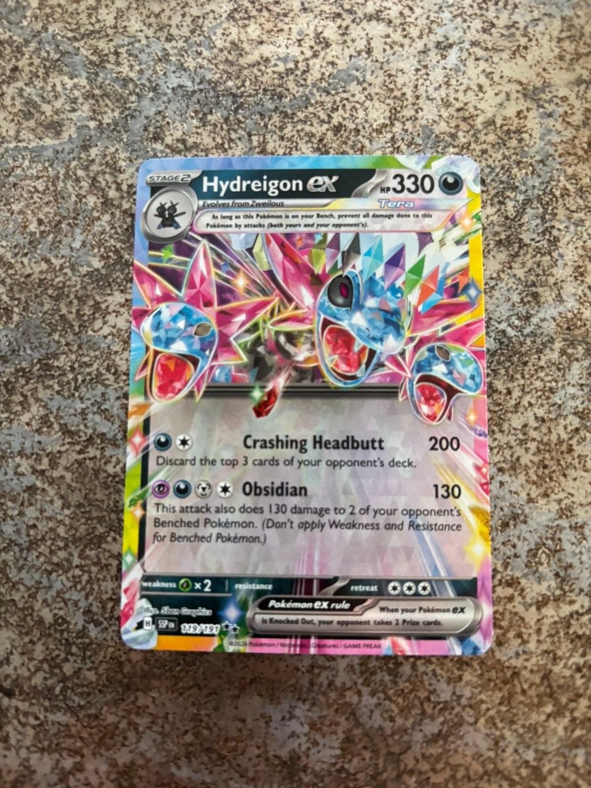 Hydreigon ex, Ophalen of Verzenden, Zo goed als nieuw, Losse kaart