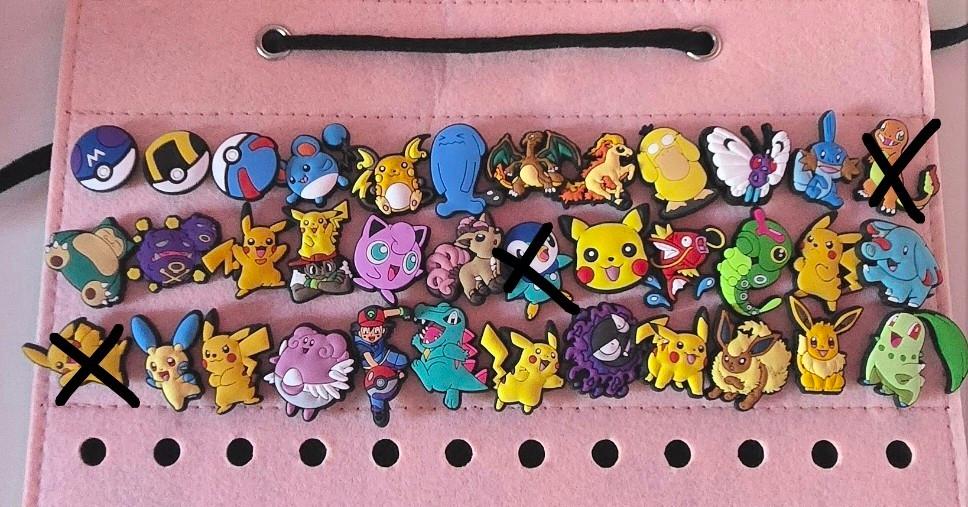 Grote collectie Pokémon Crocs Jibbitz / Schoenbedels, Ophalen of Verzenden, Nieuw, Overige typen