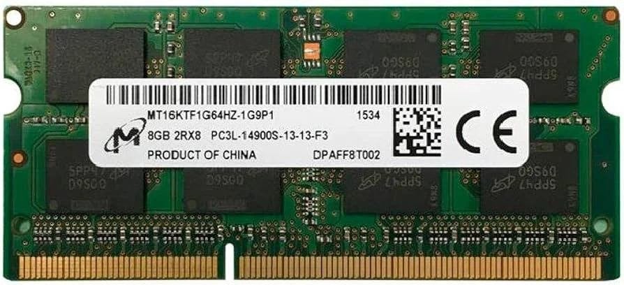 Micron MT16KTF1G64HZ-1G9P1 8GB DDR3-1866 SODIMM PC3L-14900S, Computers en Software, DDR3, Ophalen of Verzenden, Zo goed als nieuw