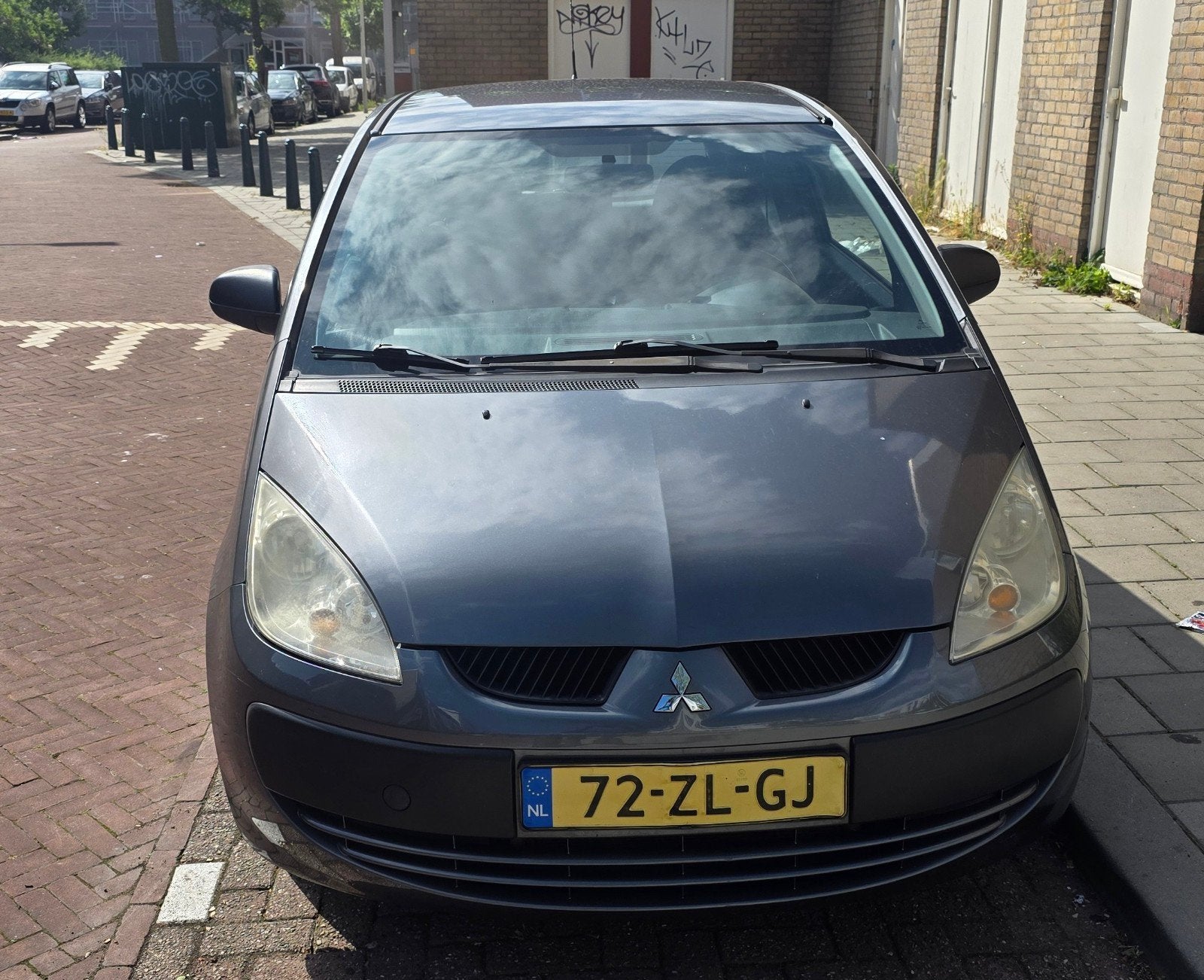 Mitsubishi Colt 1.1 Mivec CZ3 2008 Grijs, Auto's, Voorwielaandrijving, 74 pk, Origineel Nederlands, Handgeschakeld