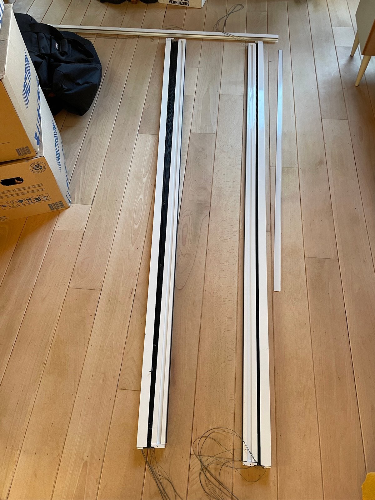 Nieuwe Dubbele plissé hordeur 235,5 x 172,7cm, Ophalen, Hordeur, Nieuw, 120 cm of meer