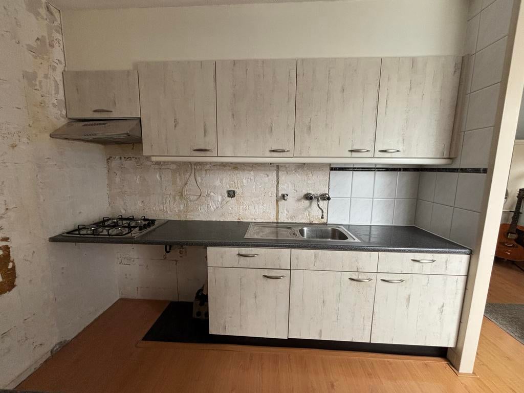Keuken kastjes met aanrechtblad en lade en 4 pits gasstel, Huis en Inrichting, Keuken | Keukenelementen, Gebruikt, Ophalen of Verzenden