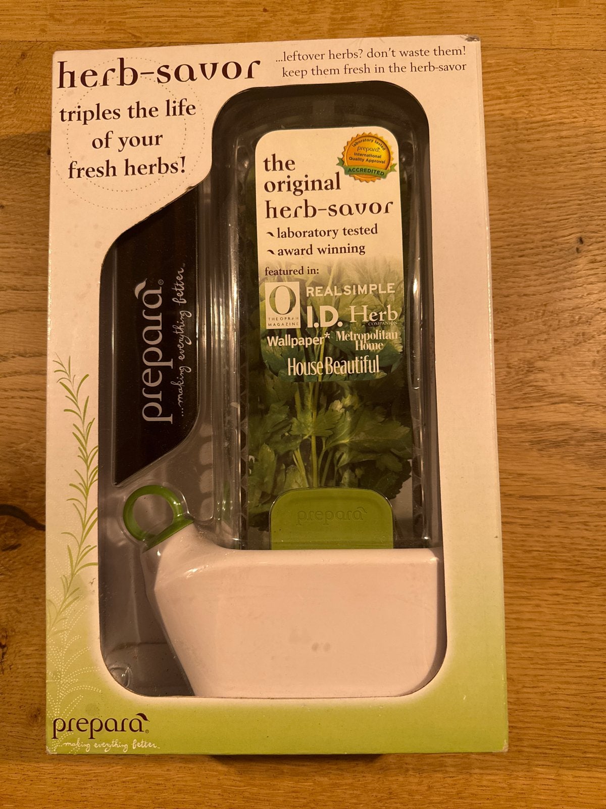 Prepara Herb-Savor Kruidenbewaarder - Houdt kruiden vers, Overige typen, Kunststof, Nieuw, Ophalen of Verzenden