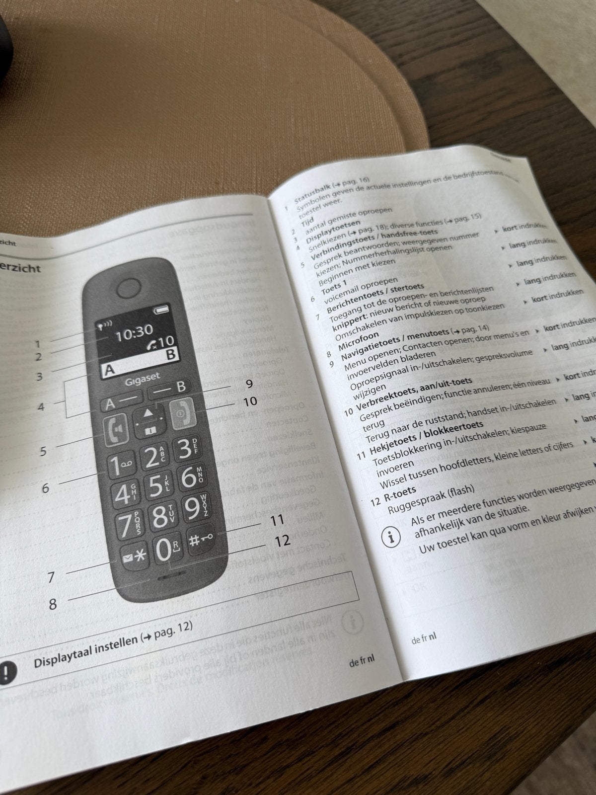 Gigaset E290 Huistelefoon voor ouderen met grote toetsen, Telecommunicatie, Ophalen of Verzenden, Zo goed als nieuw, 1 handset