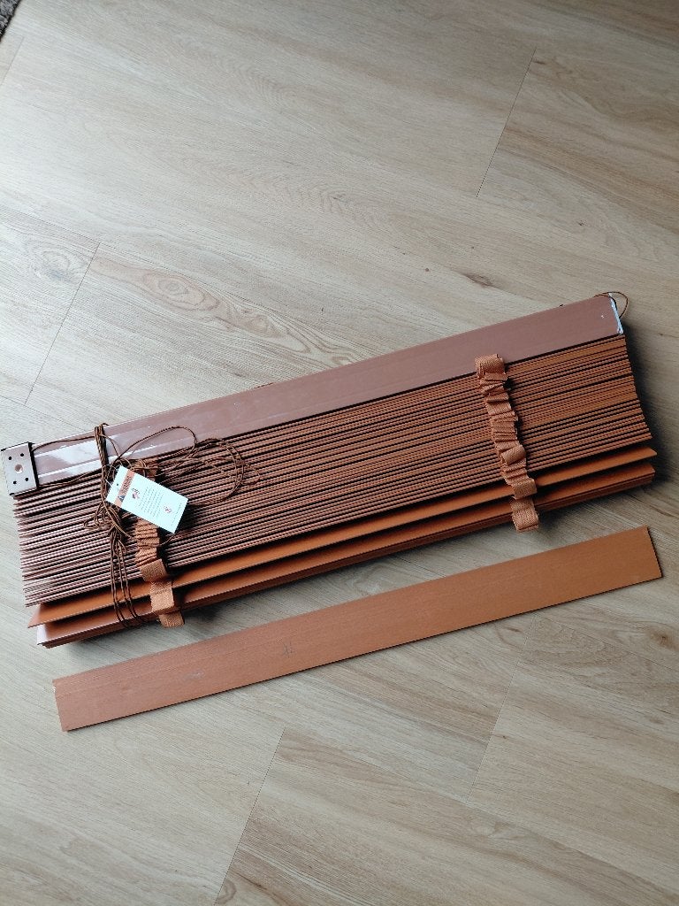 houten jaloezie 50mm, Jaloezie, Overige merken, Hout, Ophalen of Verzenden