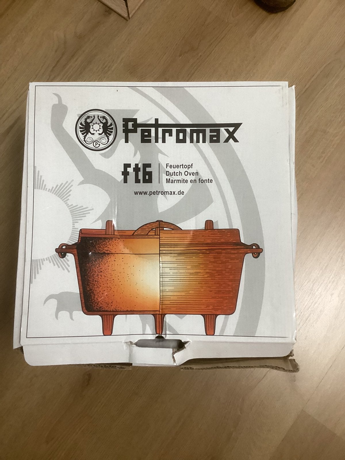 Petromax FT6 Dutch Oven gietijzeren braadpan, Ophalen, Zo goed als nieuw