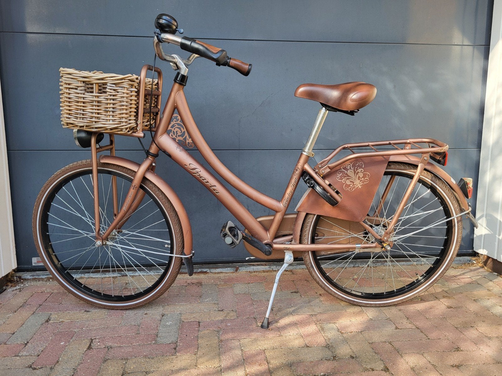 Meisjesfiets, 22 inch, Ophalen, Terugtraprem, Gebruikt, Versnellingen