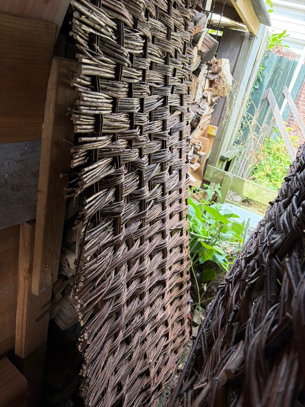 Wilgenscherm schutting tuinscherm, Tuin en Terras, Ophalen, 150 tot 200 cm, Nieuw, 150 tot 200 cm