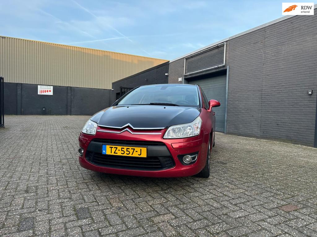 Citroen C4 1.6 VTi Prestige Clima Cruise Elek. Pakket LM-Wie, Voorwielaandrijving, Zwart, 4 cilinders, Bedrijf