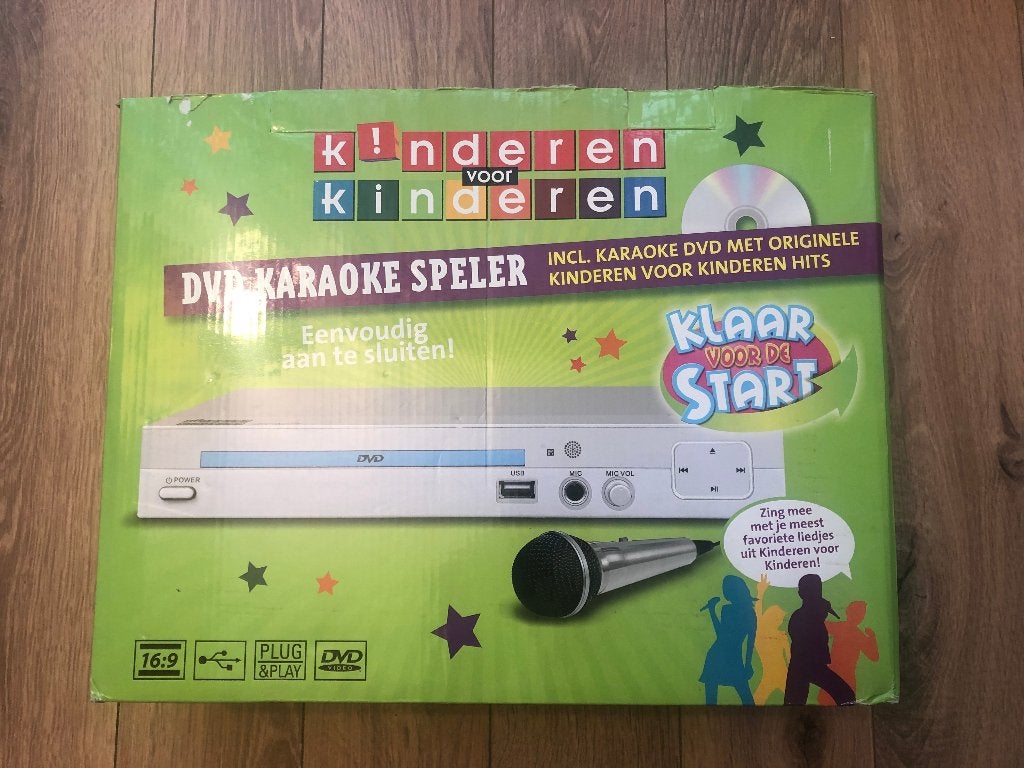 Karaoke DVD speler, Audio, Tv en Foto, Karaoke-apparatuur, Ophalen of Verzenden, Nieuw, Complete set