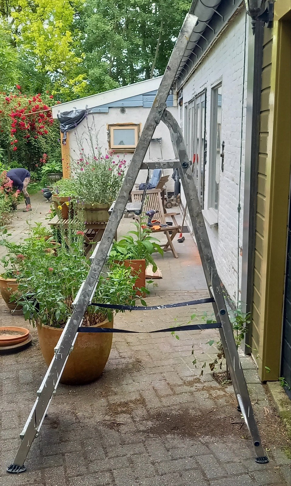 Altrex Double Decker 7 treeds trap, Ophalen, Gebruikt, Trap, 2 tot 4 meter