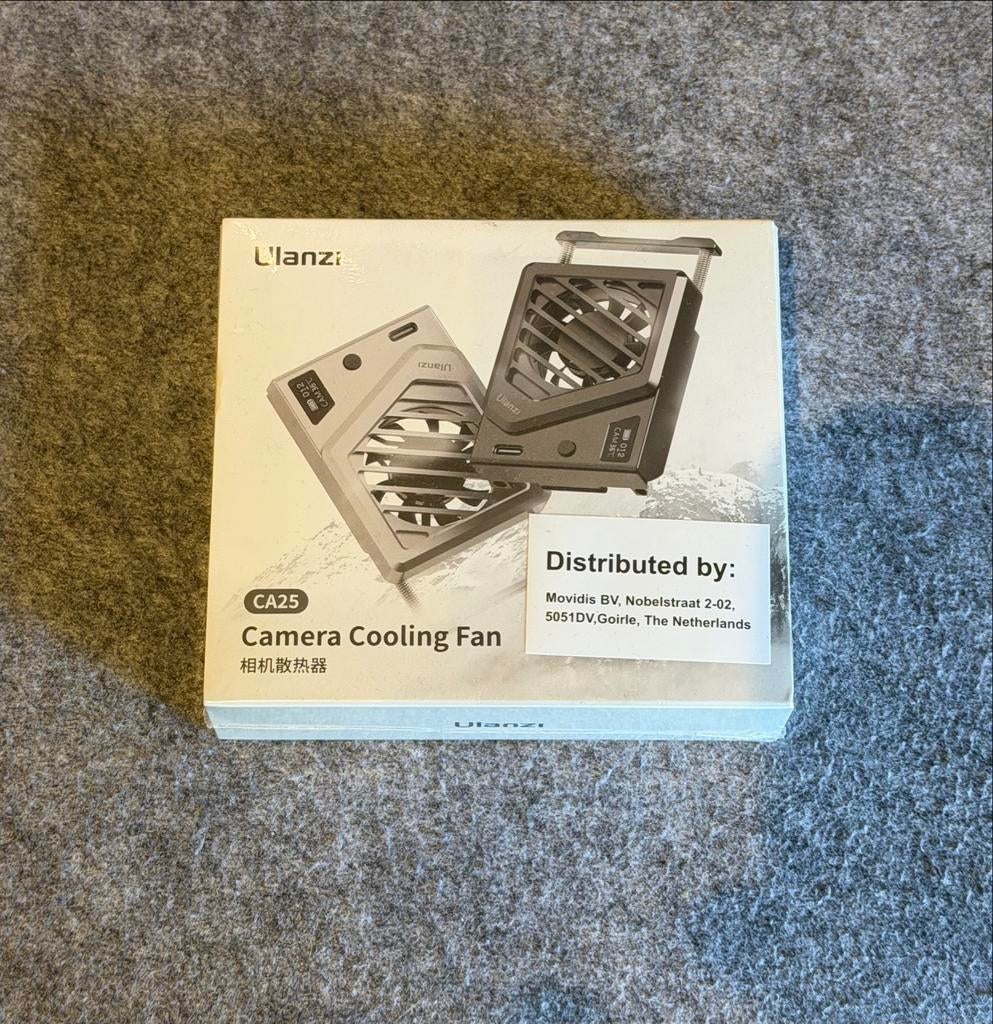 Ulanzi CA25 Camera Cooling Fan, Ophalen of Verzenden, Nieuw, Overige merken