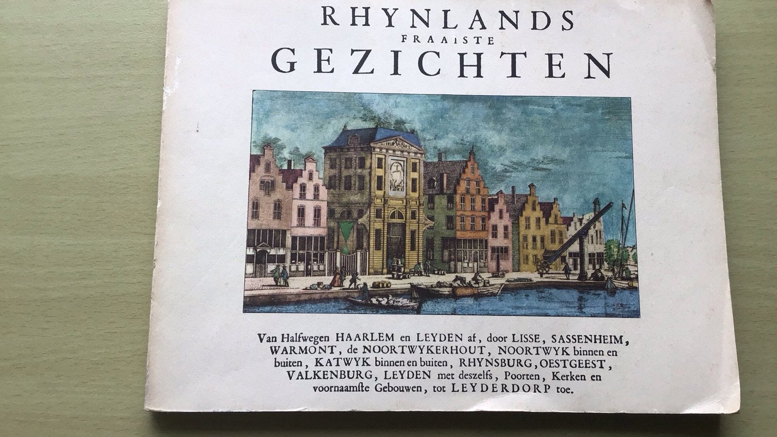 Rhynlands Fraaiste Gezichten - Historisch Prentenboek, Boeken, Ophalen of Verzenden, 20e eeuw of later, Zo goed als nieuw