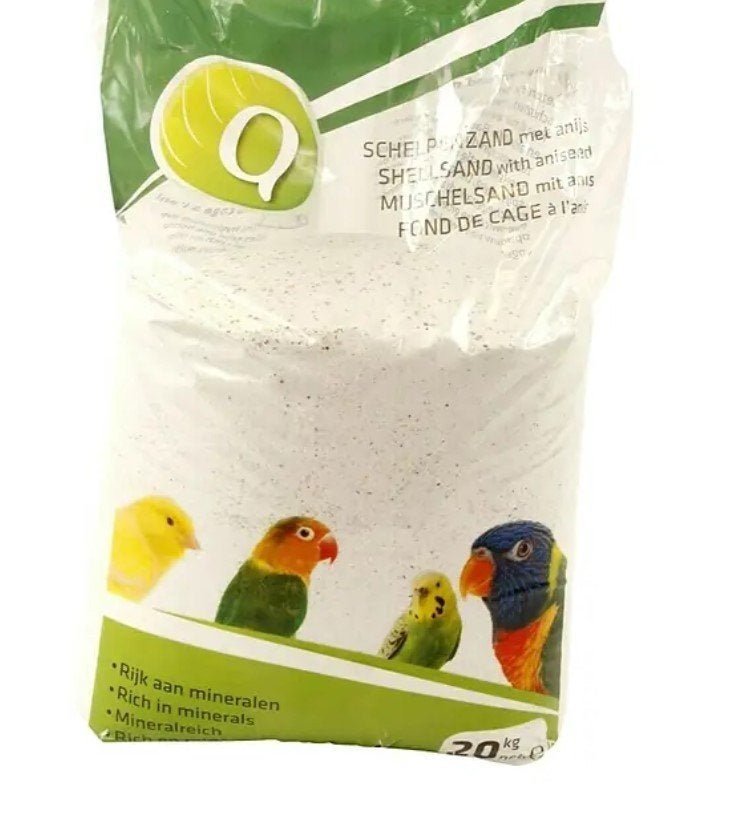 20kg schelpenzand € 9,50 - alleen afhalen, Ophalen, Kooi-accessoires, Nieuw, Nvt