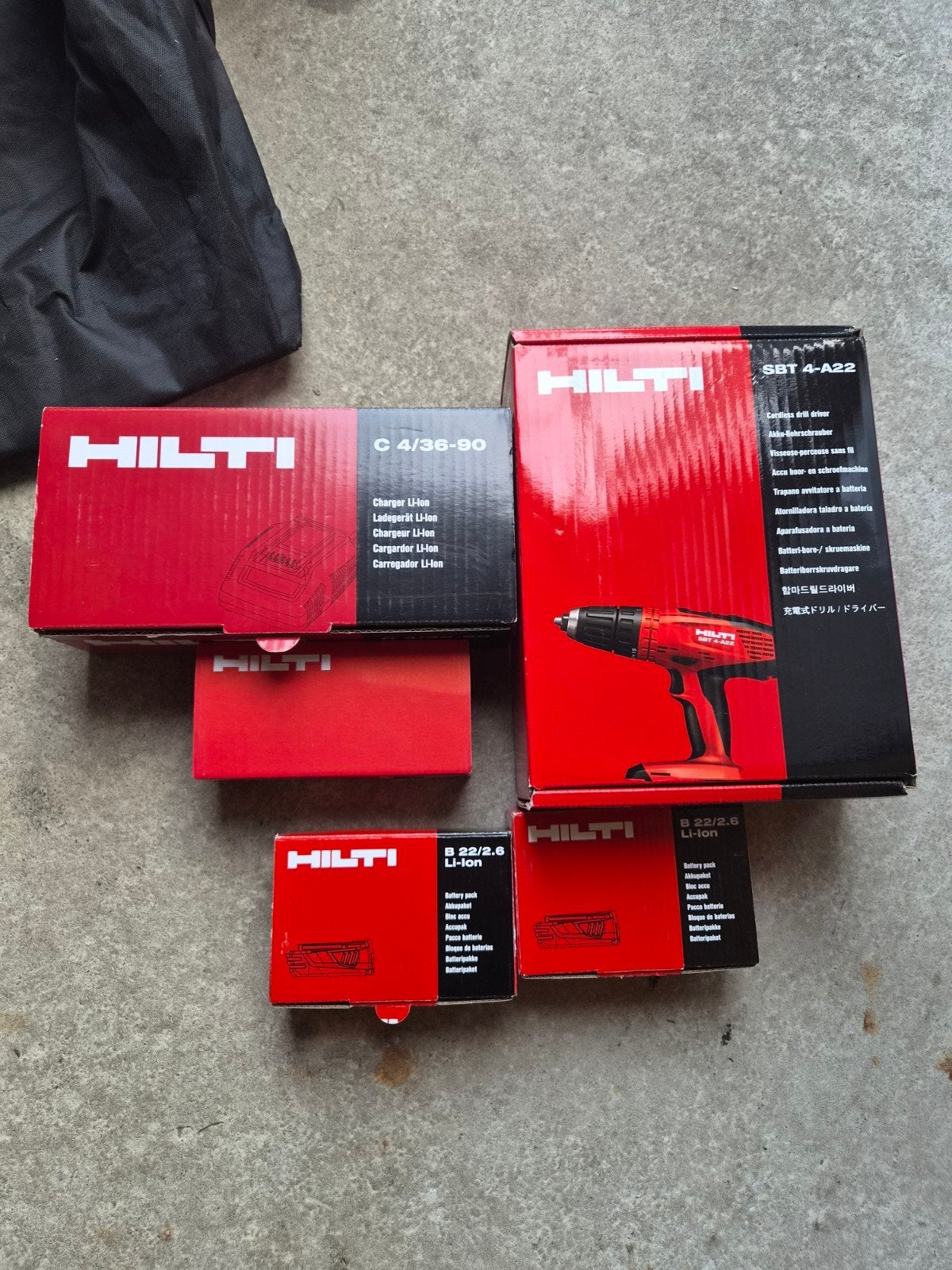 Hilti Accu Boormachine SBT 4-A22, 600 watt of meer, Variabele snelheid, Nieuw, Ophalen