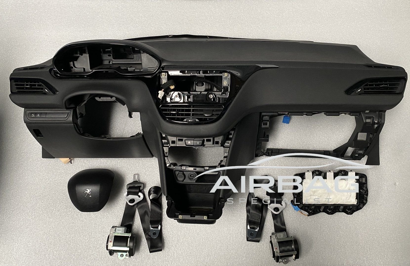 Airbag set Peugeot 208 model 2012-2019  stuur airbag passagi, Ophalen, Gebruikt, -, -