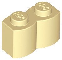 Lego Bouwstenen modified 1x2 tan 32 stuks nieuw, Ophalen of Verzenden, Nieuw, Losse stenen, Lego