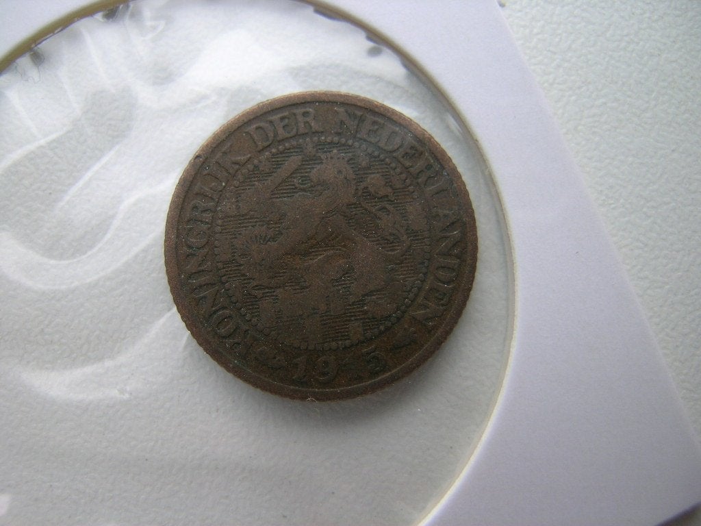 Cent 1915, Ophalen of Verzenden, Koningin Wilhelmina, 1 cent, Losse munt