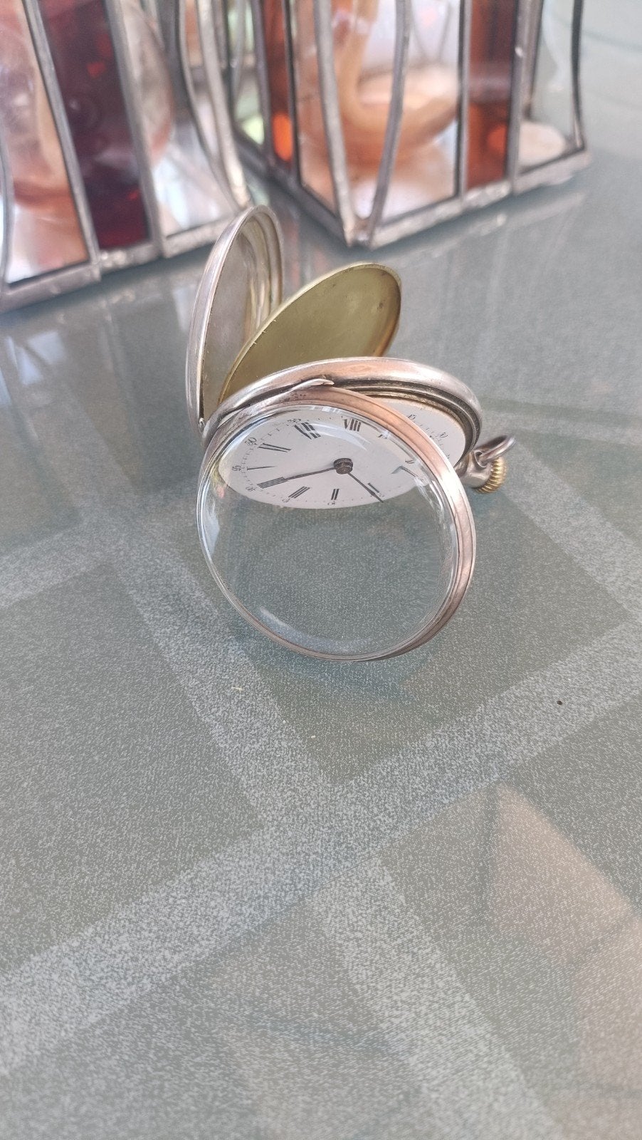 Elegant Vintage Zilveren Zakhorloge - Remontoir Cylindre, Ophalen of Verzenden