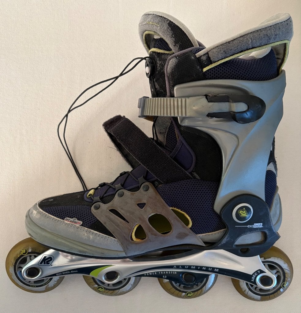 K2 skeelers mt. 44,5, Ophalen, K2, Gebruikt, Heren
