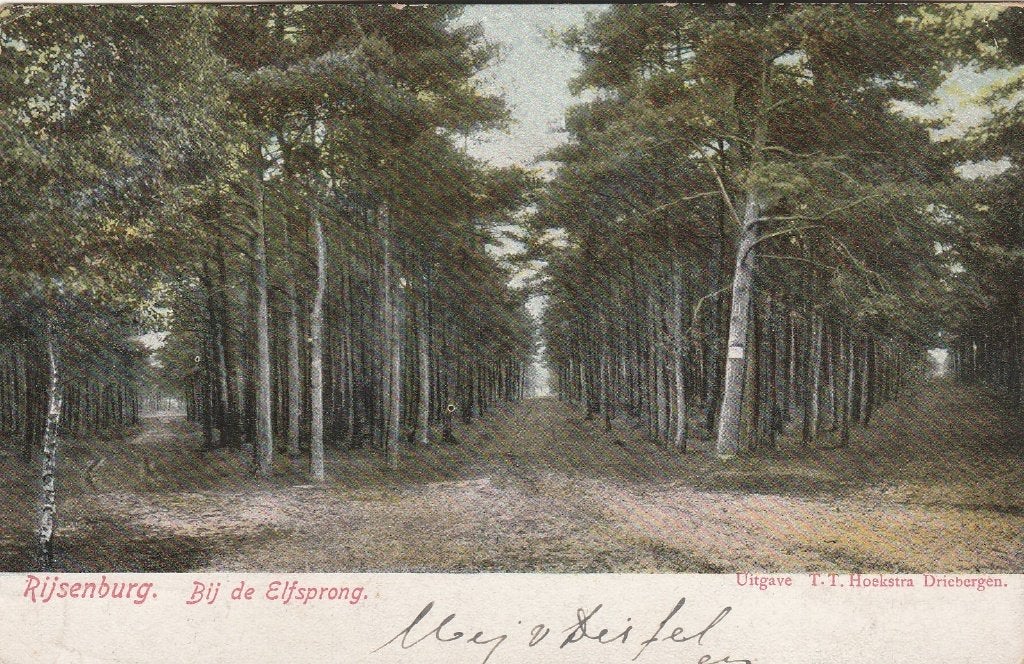 rijssenburg- bij de elfensprong 1906, Ophalen of Verzenden, Voor 1920