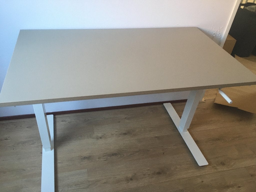 IKEA SKARSTA Zit-sta bureau 120x70, Ophalen, Zit-sta bureau, 120 cm, Spaanplaat of MDF