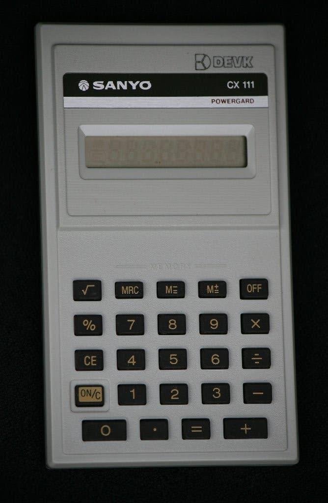 Rekenmachine NIEUW retro van Sanyo, Ophalen of Verzenden, Nieuw