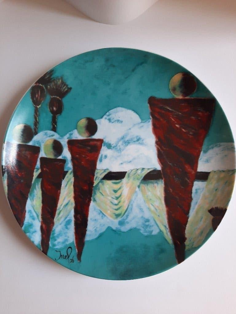 Prachtig design kunstbord Inez Tuhehay-Gorter, Overige merken, Ophalen of Verzenden, Zo goed als nieuw, Bord(en)