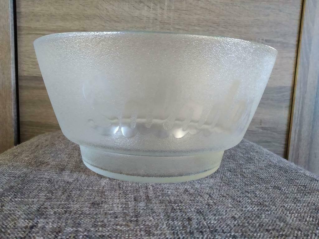 🥣 Glazen salade schaal 🥣, Schaal, Rond, Ophalen of Verzenden, Glas