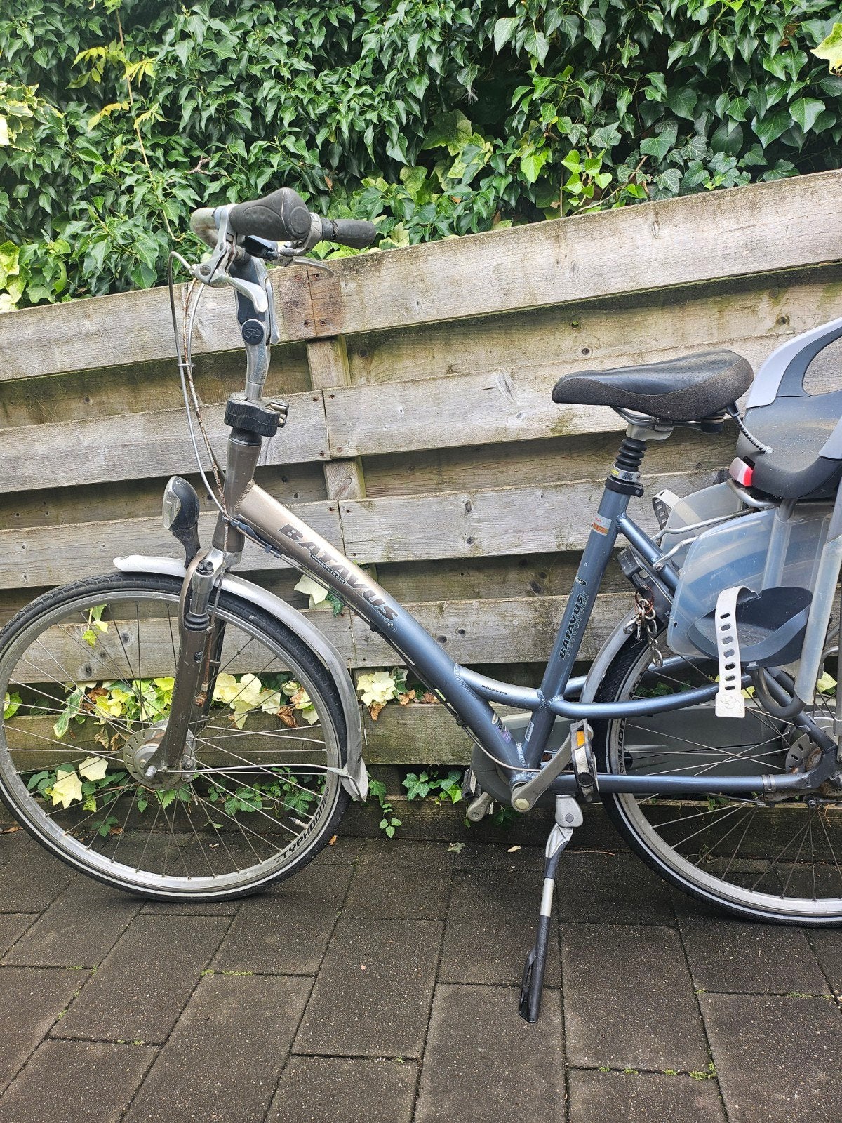 Batavus fiets met kinderzitje, Ophalen, Gebruikt, Versnellingen, Batavus
