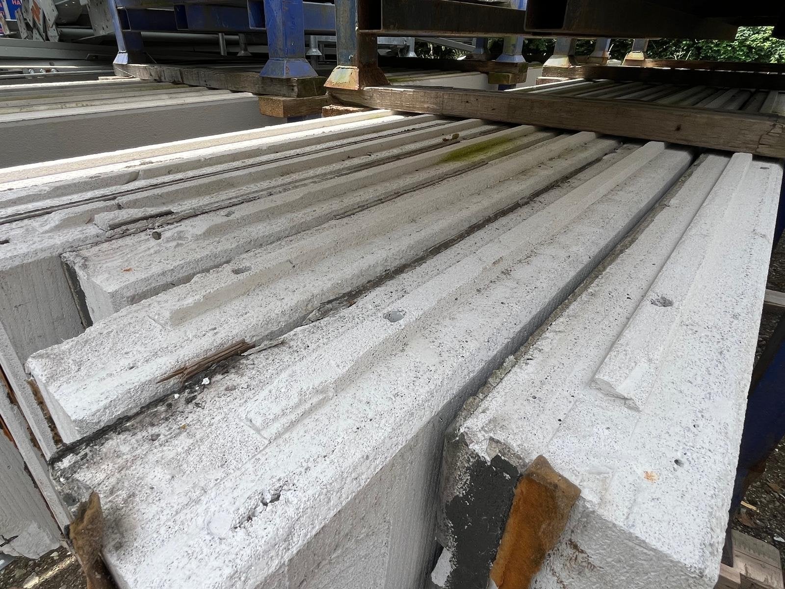 Gasbeton Brandpanelen - 72 stuks - 660x75x15 cm, Ophalen