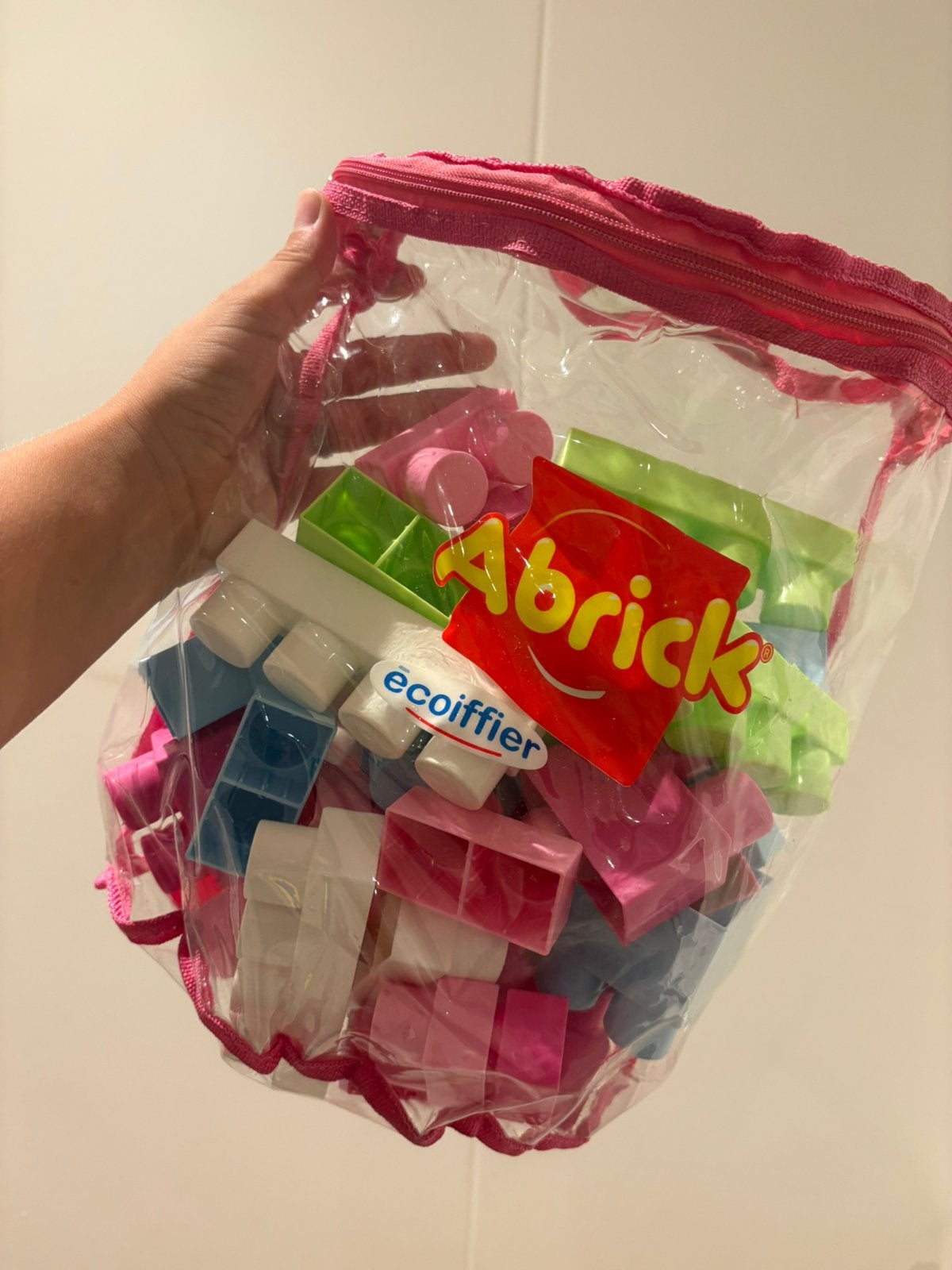 Zakje blokken, Ophalen