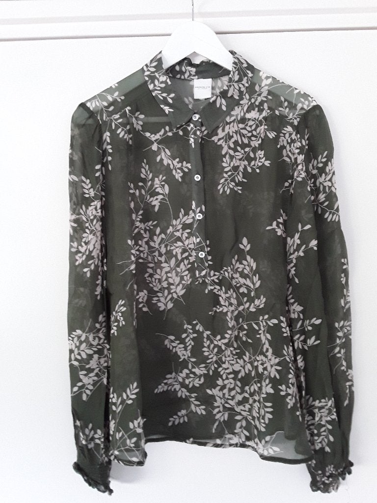 Josephine & Co. Groene Doorzichtige Blouse Maat XL, Josephine & Co, Maat 46/48 (XL) of groter, Ophalen of Verzenden, Zo goed als nieuw