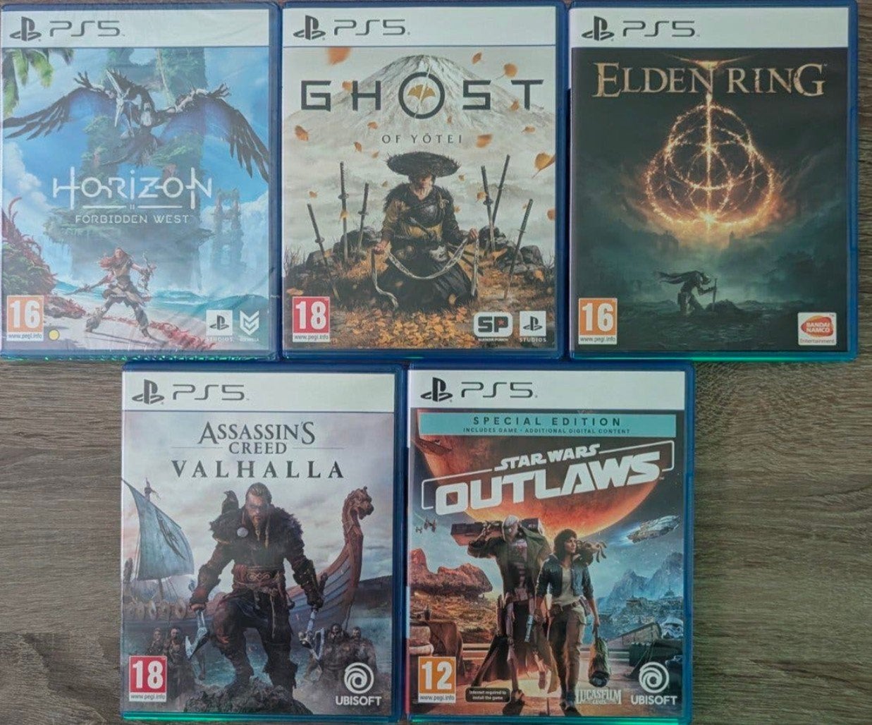 Vijf PS5 games voor €110!, 2 spelers, Ophalen, Zo goed als nieuw