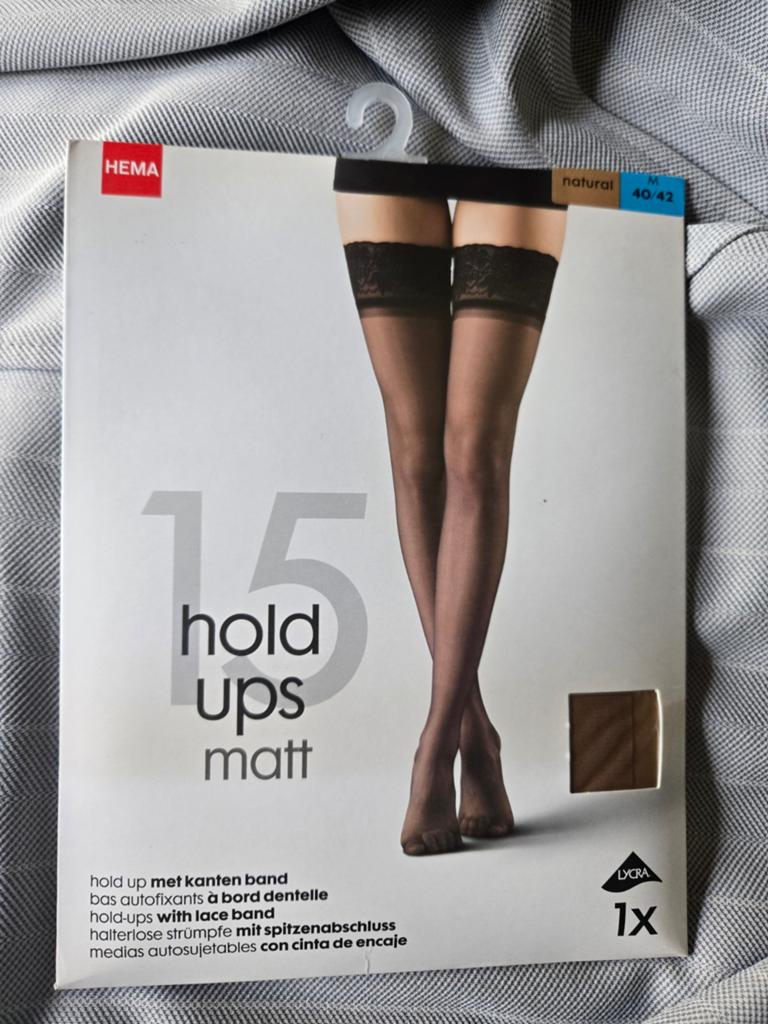 Nieuwe HEMA Hold-up Panty - Maat 40/42, Kleding | Dames, Leggings, Maillots en Panty's, Nieuw, Panty, Maat 40/42 (M), Zwart, Ophalen of Verzenden