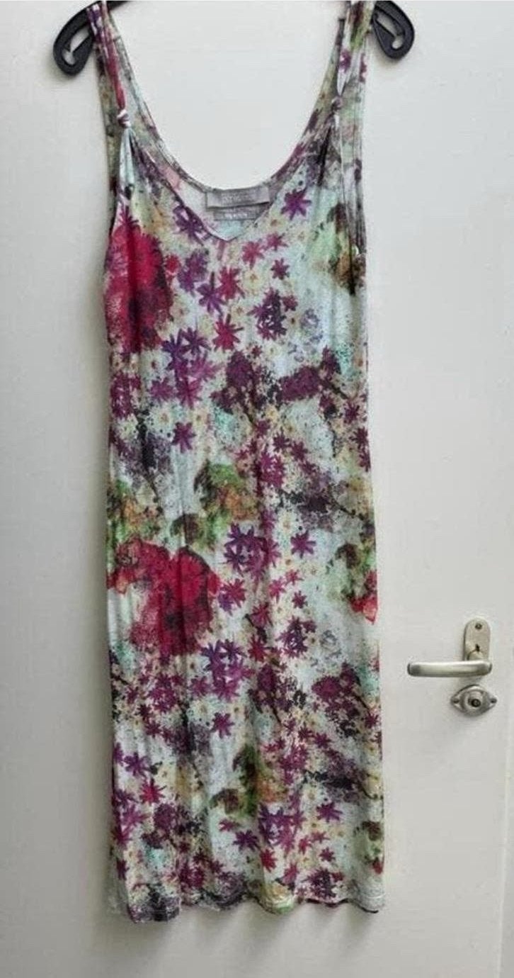 Rene van der Wijck/Est ‘05 jurk met prachtige print 38, Kleding | Dames, Maat 38/40 (M), Meerkleurig, Ophalen of Verzenden, Zo goed als nieuw