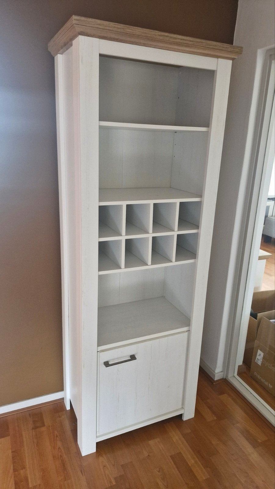 Wandkast 75x45x198 cm met planken en deur, Huis en Inrichting, Kasten | Wandmeubels, Ophalen