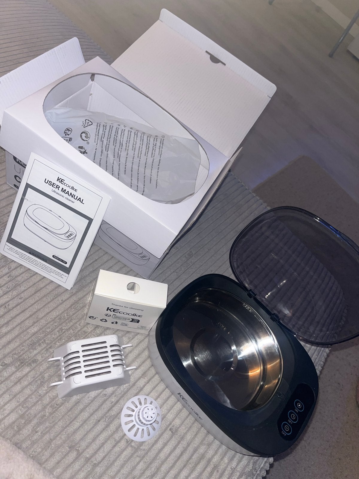 KEcoolke Ultrasone Reiniger - Nieuw in Doos, Ophalen of Verzenden, Nieuw
