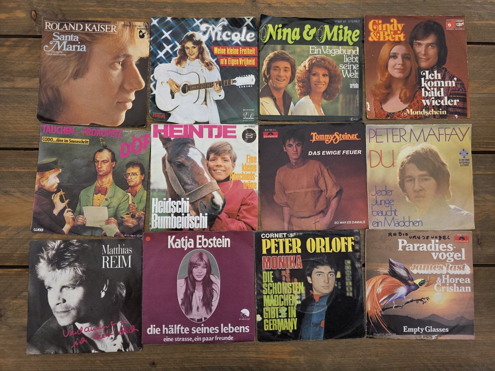 Partij Piraten singles - Duitse schlagers, Cd's en Dvd's, Vinyl Singles, Ophalen of Verzenden, Zo goed als nieuw, Nederlandstalig