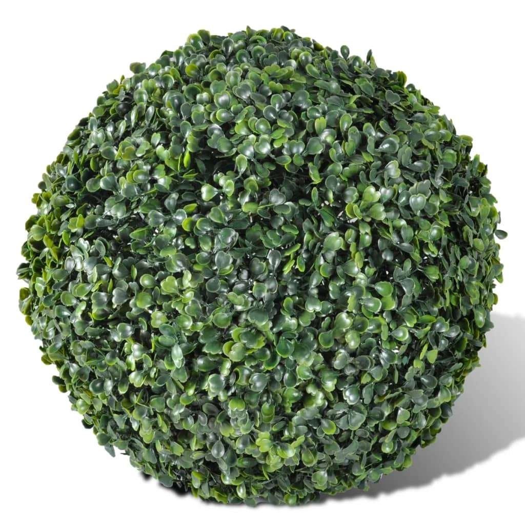 Buxusbollen buxus kunstplant 27 cm 2 stuks GRATIS BEZORGD!, Binnen, Groen, Verzenden, Kunstplant
