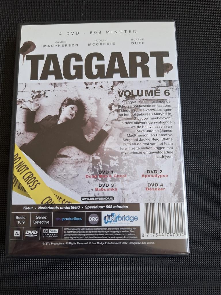 Dvd box Taggart, Alle leeftijden, Boxset, Ophalen of Verzenden, Zo goed als nieuw
