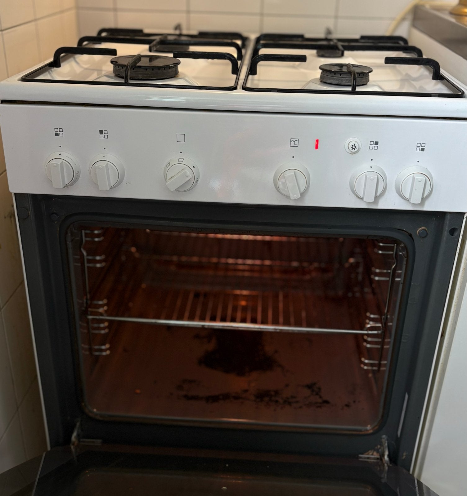Siemens gasfornuis te koop, Ophalen, Gebruikt, 4 kookzones, Gas