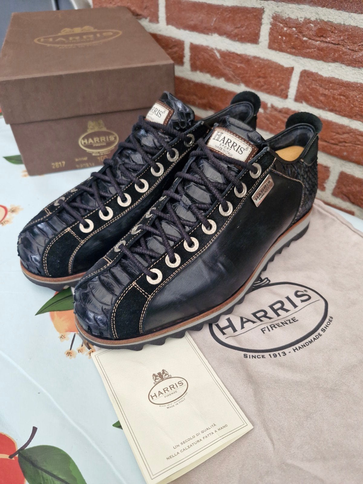 Harris Firenze Sneakers Herenschoenen maat 40 / Uk 6, Harris, Overige kleuren, Ophalen of Verzenden, Sneakers of Gympen