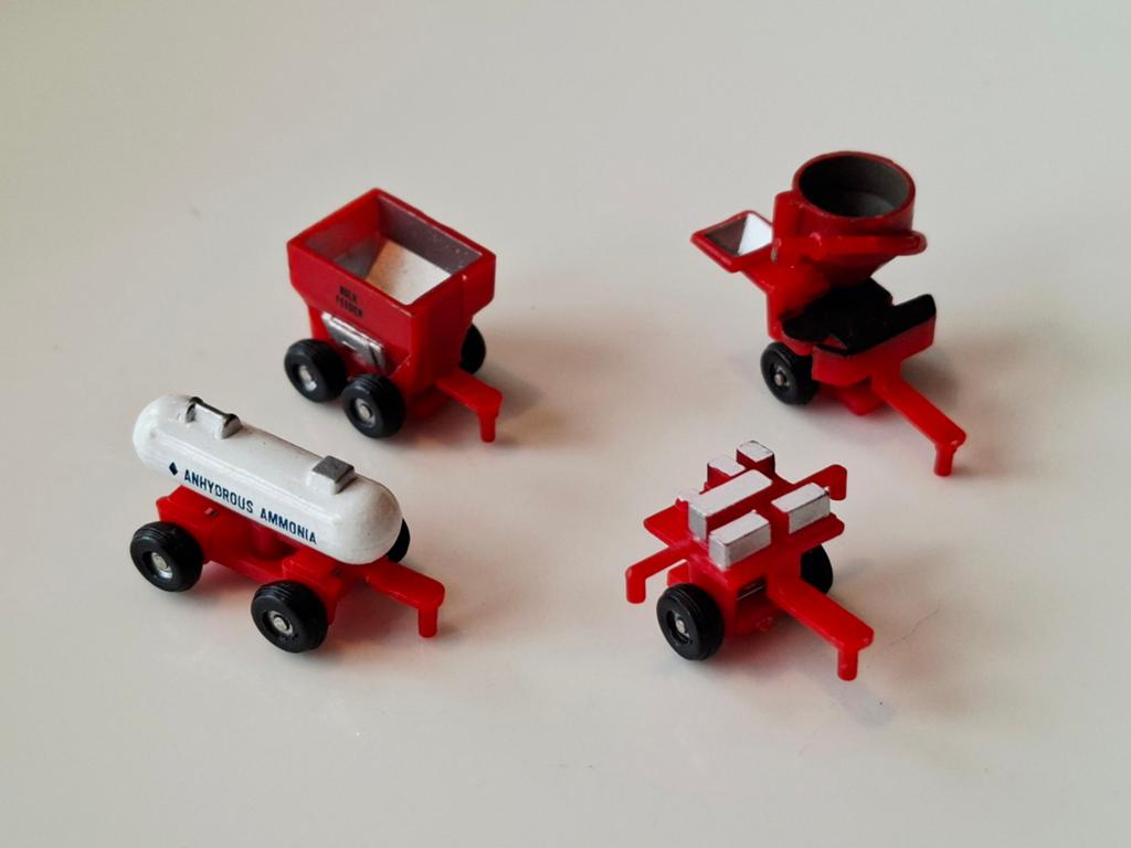 Matchbox micro maschines vintage landbouw miniaturen, Ophalen of Verzenden, Gebruikt